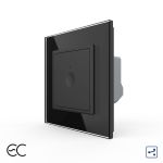 Intrerupator Simplu Cap Scara / Cruce cu Touch LIVOLO cu Rama din Sticla - Protocol Zigbee EC SmartElectro IntelligentHouse