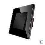 Intrerupator Simplu Mecanic cu Reset / Revenire LUXION cu Rama din Sticla SmartElectro IntelligentHouse