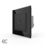 Intrerupator Simplu cu Touch LIVOLO cu Rama din Sticla - Protocol ZigBee EC SmartElectro IntelligentHouse