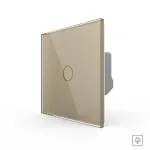 Intrerupator Simplu cu Variator LIVOLO cu Touch Din Sticla – Serie Noua SmartElectro IntelligentHouse