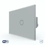 Intrerupator Simplu Cap Scara / Cruce Wi-Fi cu Touch LIVOLO, standard italian – Serie Noua SmartElectro IntelligentHouse
