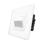 Lampa de Veghe LED cu Lumina Alb - Neutra LUXION cu Rama de Sticla SmartElectro IntelligentHouse
