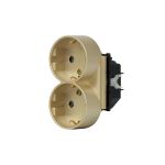 Modul Priza Dubla LUXION Pentru Doza Simpla SmartElectro IntelligentHouse