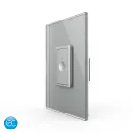 Intrerupator Simplu cu Touch Livolo cu Rama Din Sticla 1M, Zigbee EC SmartElectro IntelligentHouse