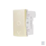 Modul Intrerupator Mecanic Jaluzele 1M LUXION, Standard Italian SmartElectro IntelligentHouse