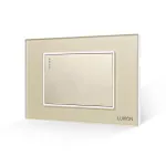 Intrerupator Simplu Mecanic LUXION cu Rama din Sticla, Standard Italian, 3M SmartElectro IntelligentHouse