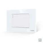 Intrerupator cu Revenire (Sonerie) Mecanic LUXION cu Rama din Sticla, Standard Italian, 3M SmartElectro IntelligentHouse