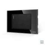 Intrerupator cu Revenire (Sonerie) Mecanic LUXION cu Rama din Sticla, Standard Italian, 3M SmartElectro IntelligentHouse