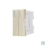 Modul Intrerupator Dublu Cap-Scara Mecanic 2M / 1M LUXION, Standard Italian SmartElectro IntelligentHouse
