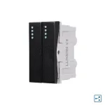 Modul Intrerupator Dublu Cap-Scara Mecanic 2M / 1M LUXION, Standard Italian SmartElectro IntelligentHouse