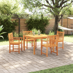 Set de dining pentru grădină, 5 piese, din lemn masiv de acacia GartenMobel Dekor