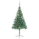 Brad de Crăciun pre-iluminat cu globuri, 180 cm, 564 de ramuri GartenMobel Dekor