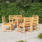 Set mobilier de grădină, 7 piese, lemn masiv de tec GartenMobel Dekor