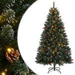 Brad de Crăciun artificial cu 300 LED-uri, 210 cm GartenMobel Dekor