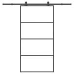 Ușă glisantă cu set feronerie 102,5x205 cm sticlă ESG/aluminiu GartenMobel Dekor