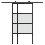 Ușă glisantă cu set de feronerie sticlă temperată și aluminiu GartenMobel Dekor