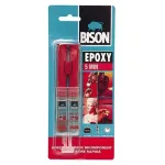 Adeziv epoxidic bicomponent rapid BISON Epoxy 5 minute, 2 x12ml GartenVIP DiyLine