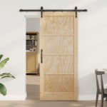 Ușă Glisantă  cu Set de Hardware 'ORKDAL'Lemn Masiv de Pin, Ușă Interioară  'ORKDAL'78x202x4 cm Lemn Masiv de Pin GartenMobel Dekor