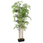 Arbore din bambus artificial 1605 de frunze 180 cm verde GartenMobel Dekor