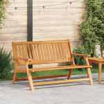 Bancă de grădină 122.5x77x74 cm Lemn masiv de acacia GartenMobel Dekor