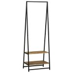 Raft de haine 60x45x180 cm Lemn solid de Acacia GartenMobel Dekor