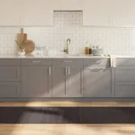 Covor dreptunghiular, maro închis, 70x300 cm, bambus GartenMobel Dekor