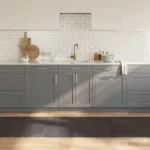 Covor dreptunghiular, maro închis, 80x300 cm, bambus GartenMobel Dekor