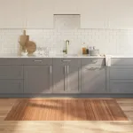 Covor dreptunghiular, natural, 100x200 cm, bambus GartenMobel Dekor