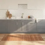 Covor dreptunghiular, natural, 80x200 cm, bambus GartenMobel Dekor