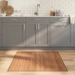 Covor pătrat, natural, 100x100 cm, bambus GartenMobel Dekor