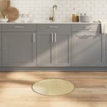 Covor rotund, natural deschis, 60 cm, bambus GartenMobel Dekor