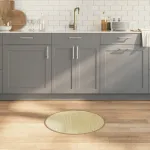 Covor rotund, natural deschis, 60 cm, bambus GartenMobel Dekor