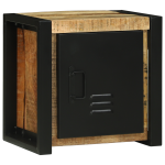 Cabinet de perete pentru baie 40x30x40 cm Lemn solid Mango brut GartenMobel Dekor