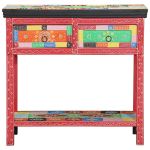 Masă de consolă  cu sertare Multicolor din lemn aglomerat GartenMobel Dekor