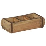 Tavă 30x14x9 cm Lemn Solid Recuperat GartenMobel Dekor