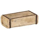 Tăvi 4 buc 30x15x9 cm Lemn Masiv Recuperat GartenMobel Dekor