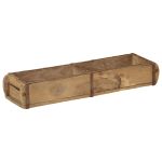 Tăvi 4 buc 60,5x15x9 cm Lemn solid recuperat GartenMobel Dekor