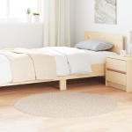 Covor pufos  cu spate din latex crem ø120 cm GartenMobel Dekor