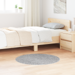 Covor shaggy  cu fund anti-derapant Gri ø90 cm GartenMobel Dekor