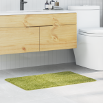 Covoraș de baie  dreptunghiular verde 60x90 cm din poliester anti-derapant GartenMobel Dekor