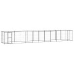 Padoc pentru câini de exterior, 26,62 m², oțel GartenMobel Dekor