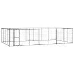 Padoc pentru câini de exterior, 33,88 m², oțel GartenMobel Dekor