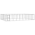 Padoc pentru câini de exterior, 65,34 m², oțel GartenMobel Dekor