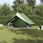 Cort Camping A 5 Persoane Verde Impermeabil GartenMobel Dekor