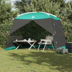 Plasa de țânțari pentru camping cu Ușă Verde pentru 4 Persoane, Impermeabil GartenMobel Dekor