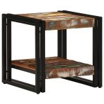 Masă de cafea  Multicolor 40x50x38 cm Lemn masiv recuperat GartenMobel Dekor