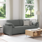 Canapea 3 locuri  Gri închis 178 cm Fabric GartenMobel Dekor