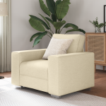 Fotoliu  Crem 59 cm, din material textil GartenMobel Dekor
