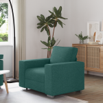 Scaun Sofa  Verde Întunecat 59 cm Fabricat GartenMobel Dekor
