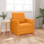 Sofa Pat 2-in-1 Galben Închis 74x77x81 cm Material GartenMobel Dekor